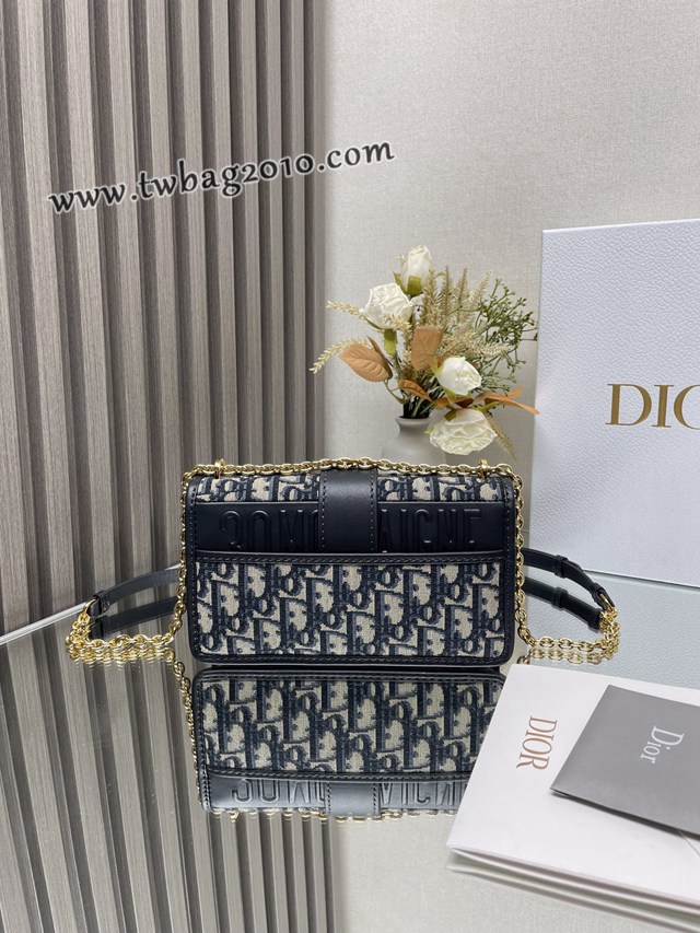 Dior专柜新款迪奥高仿原单蒙田30老花链条款肩背斜挎包 djfk1269